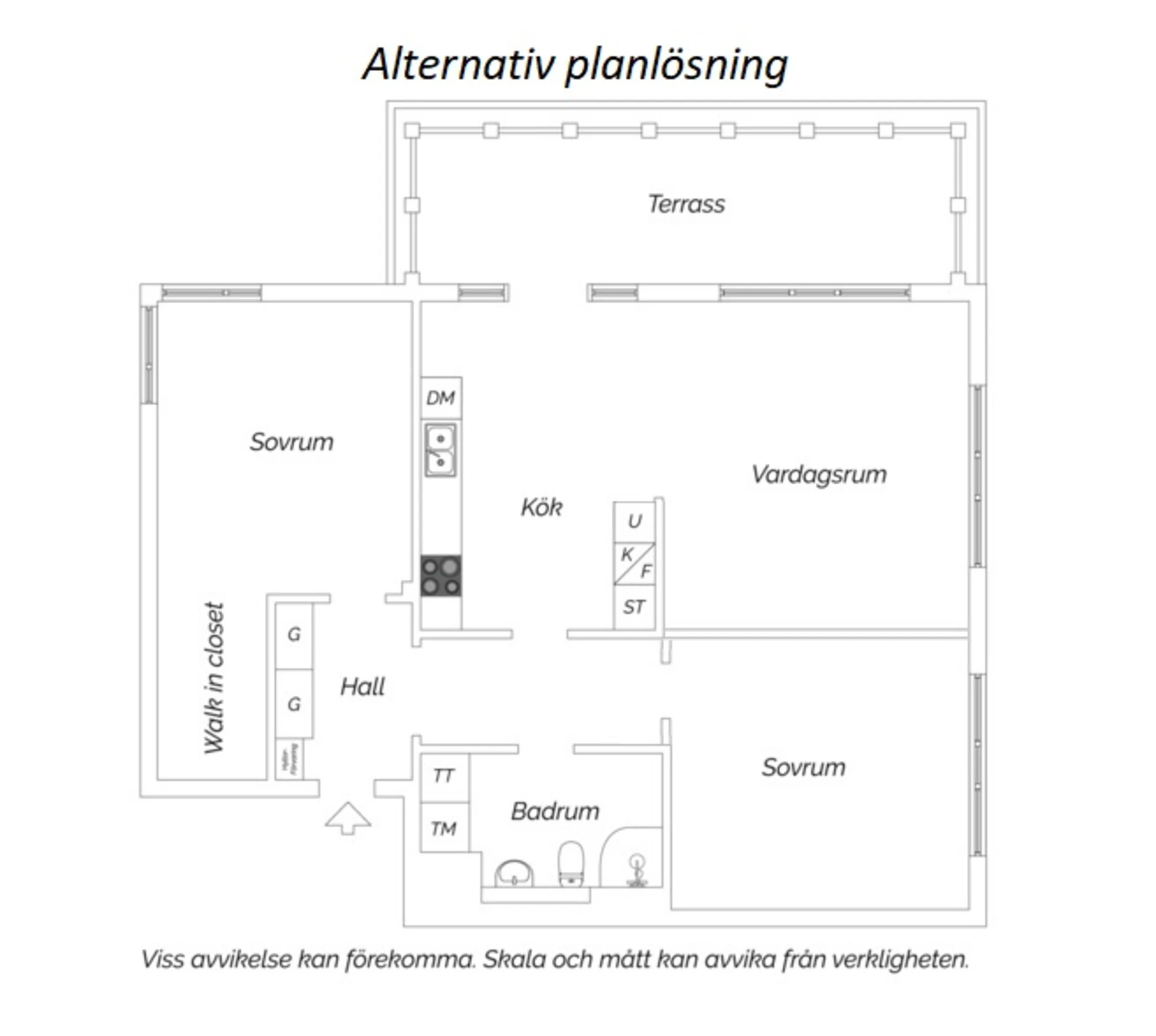 Alternativ planlösning