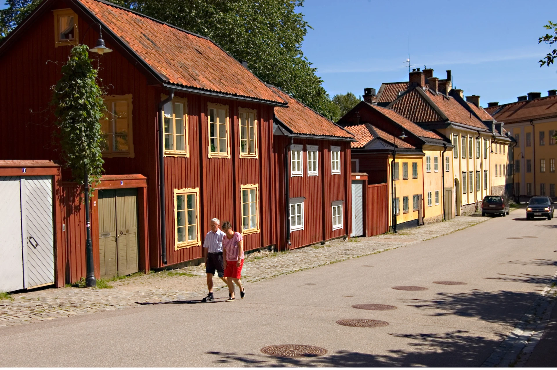 De gemytliga söderkåkarna vid Nytorget