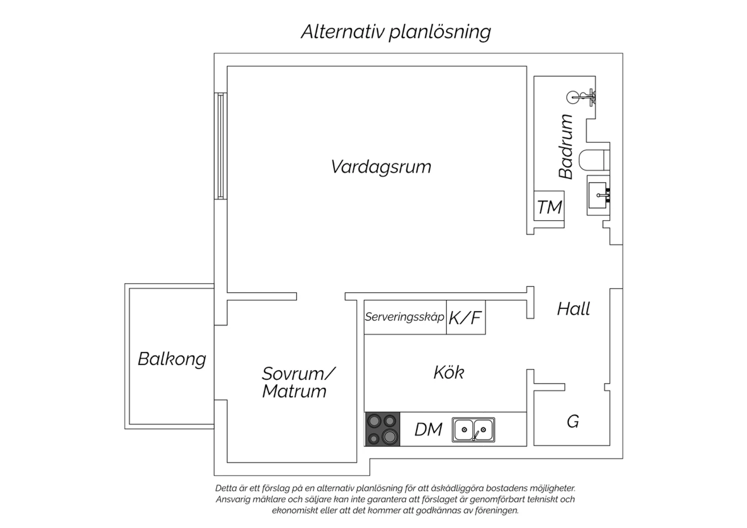 Alternativ planritning