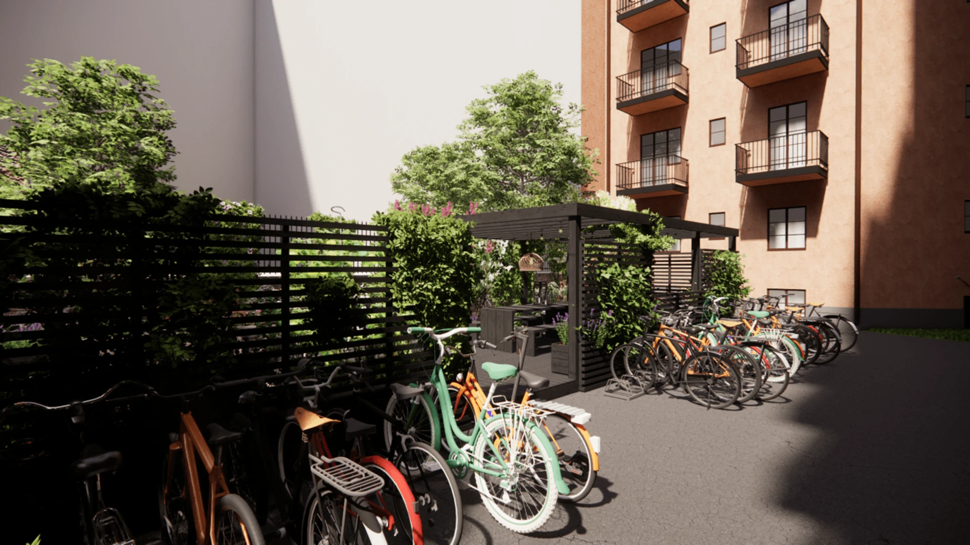 Föreningens målbild för kommande gårdsrenovering
