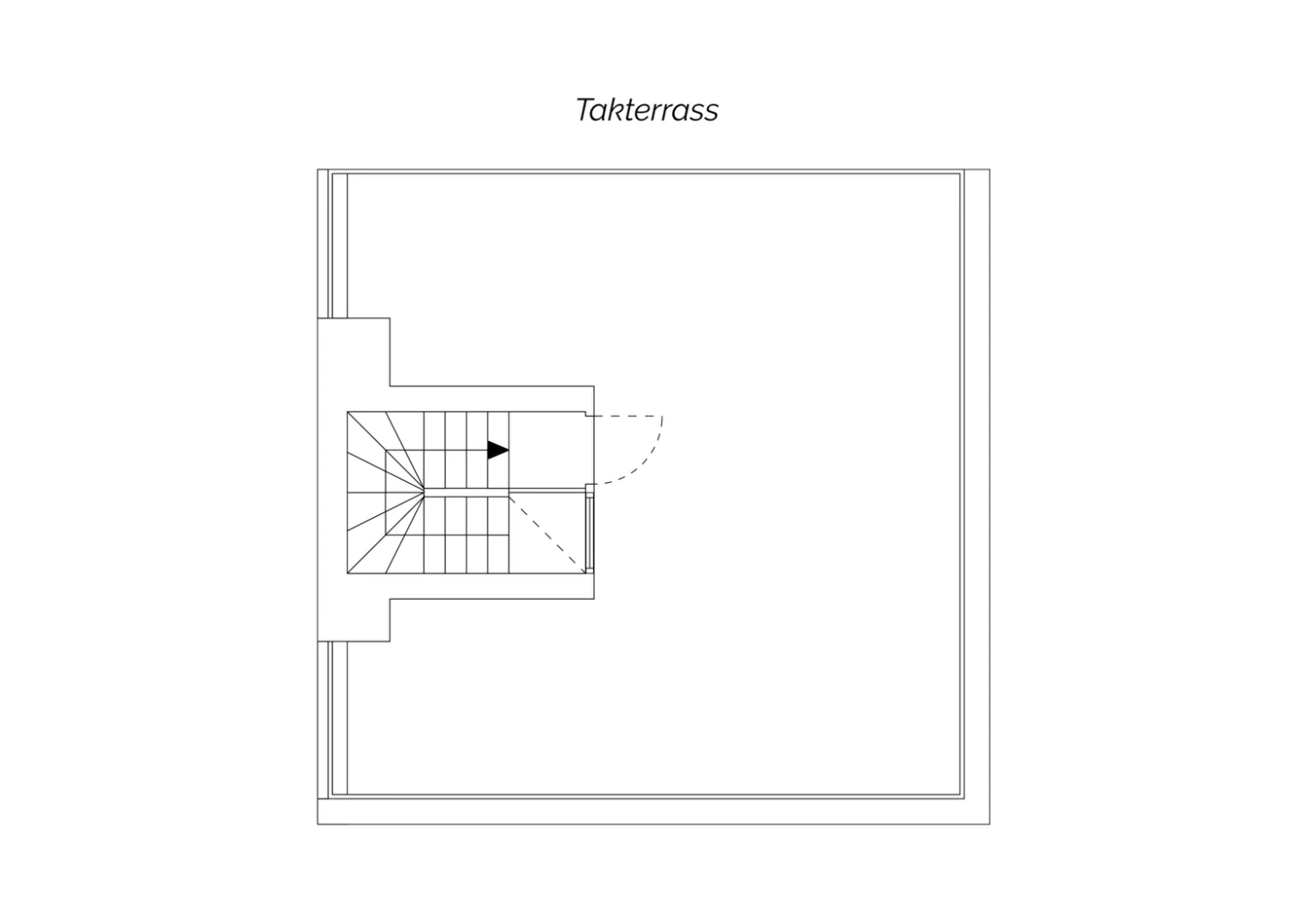 Planritning takterrass