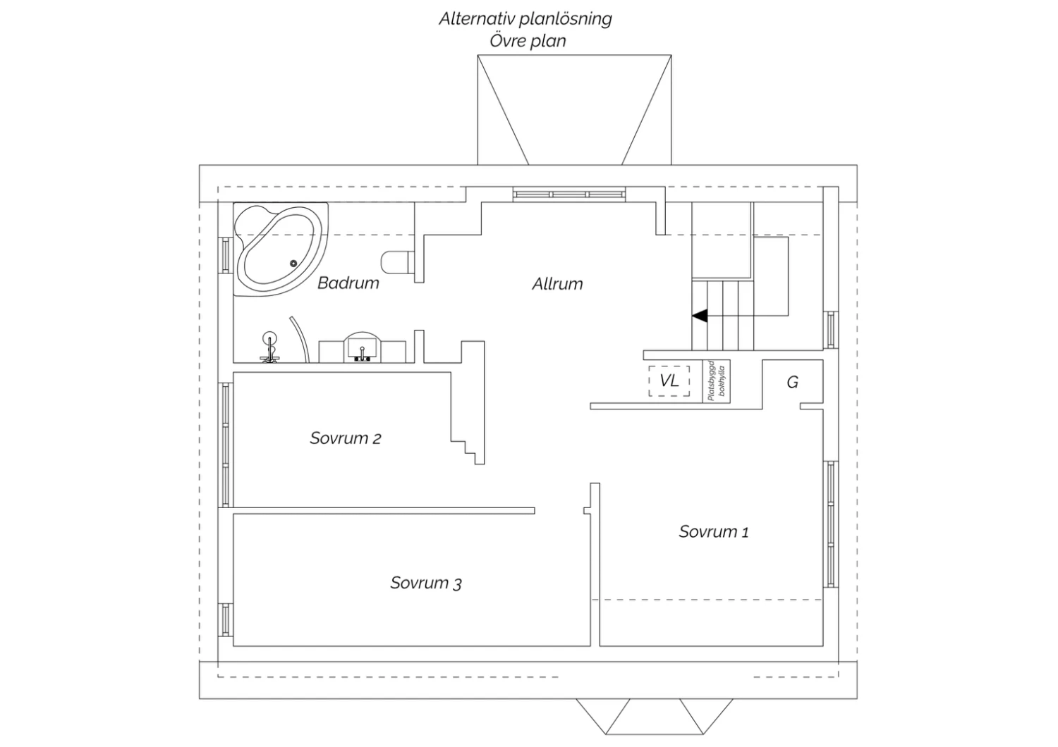 Alternativ planritning