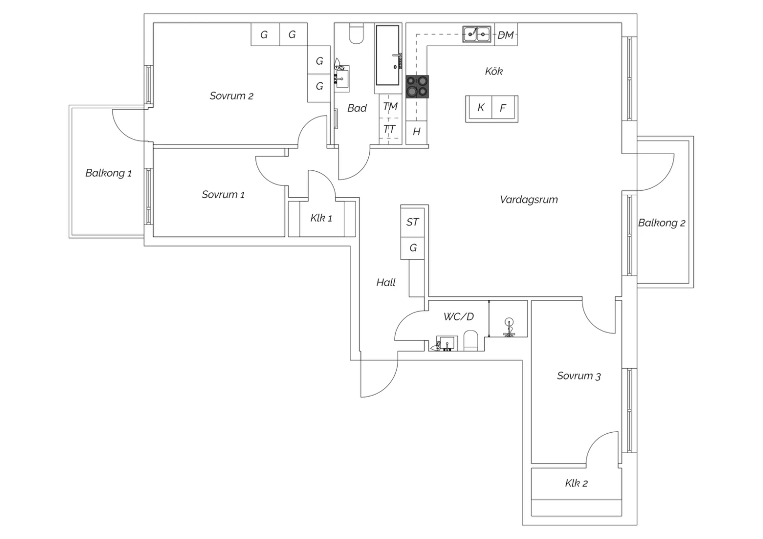 Planritning Brogatan 6