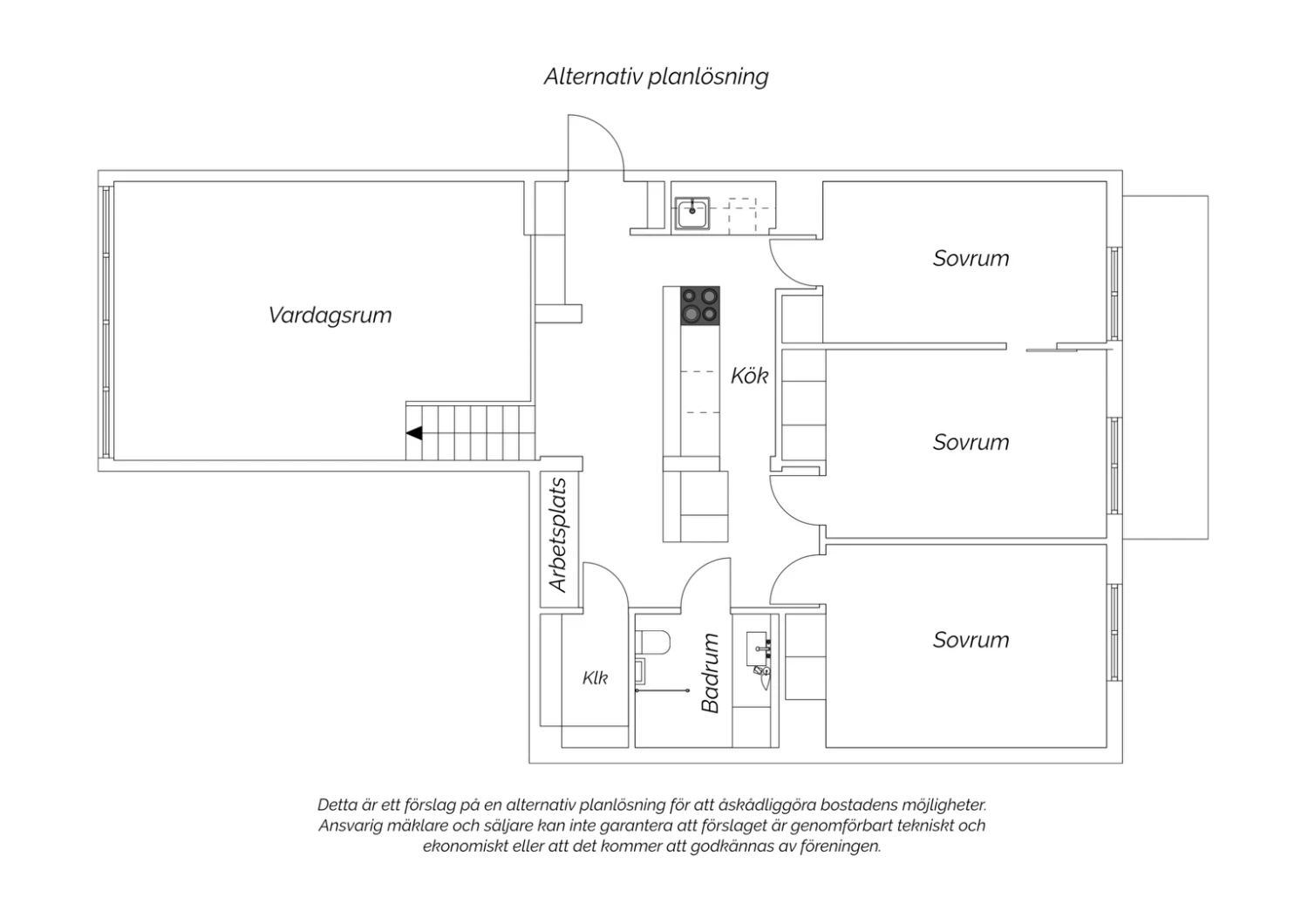 Alternativ Planritning