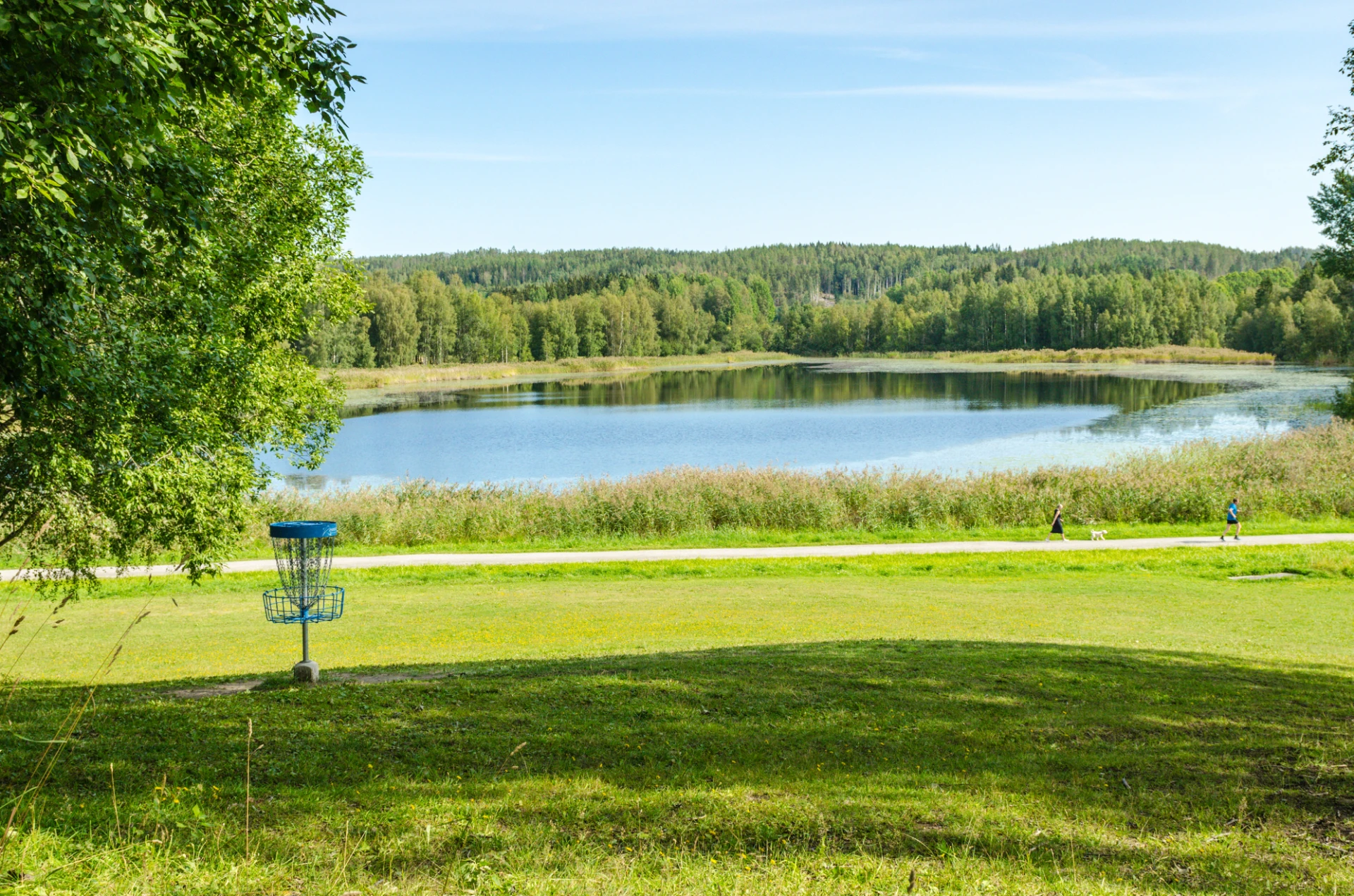 Sticksjön och discgolfbana