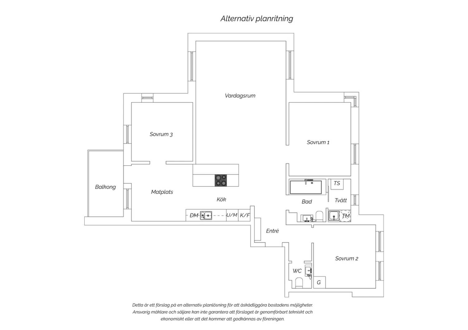 Alternativ planskiss