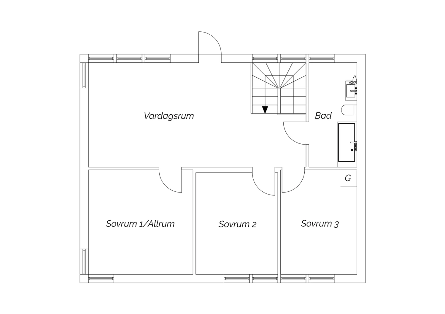 Övre plan