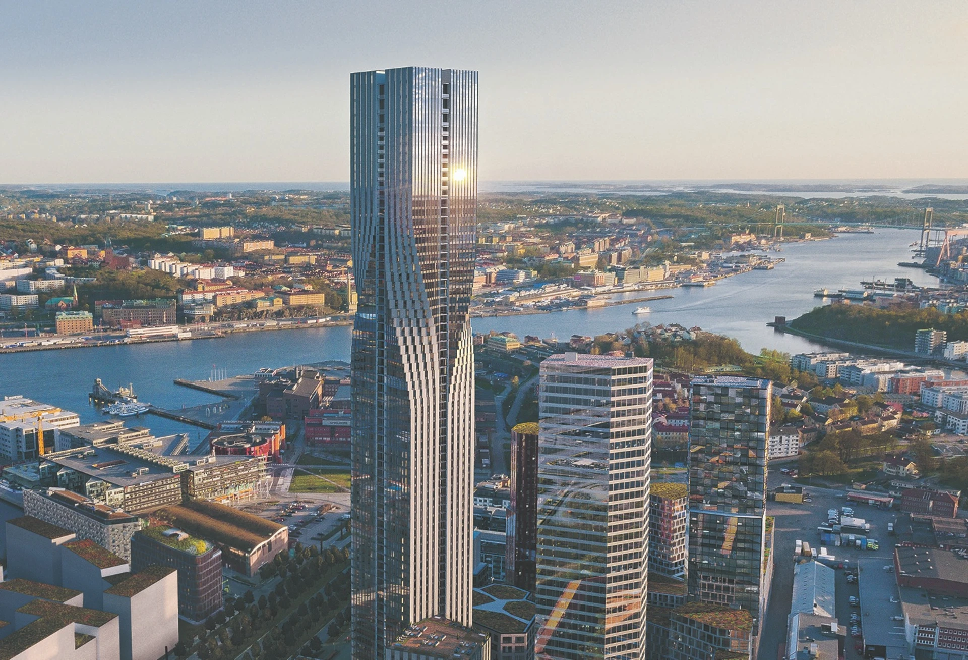 Exempelbilder från projektet Karlatornet | Serneke 2021