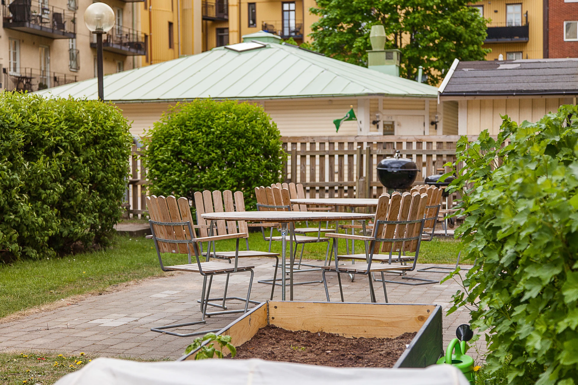 Möjlighet till grill och gemenskap