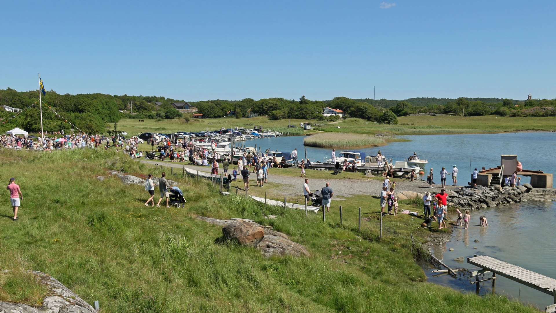 Lycke kvarn, båthamn