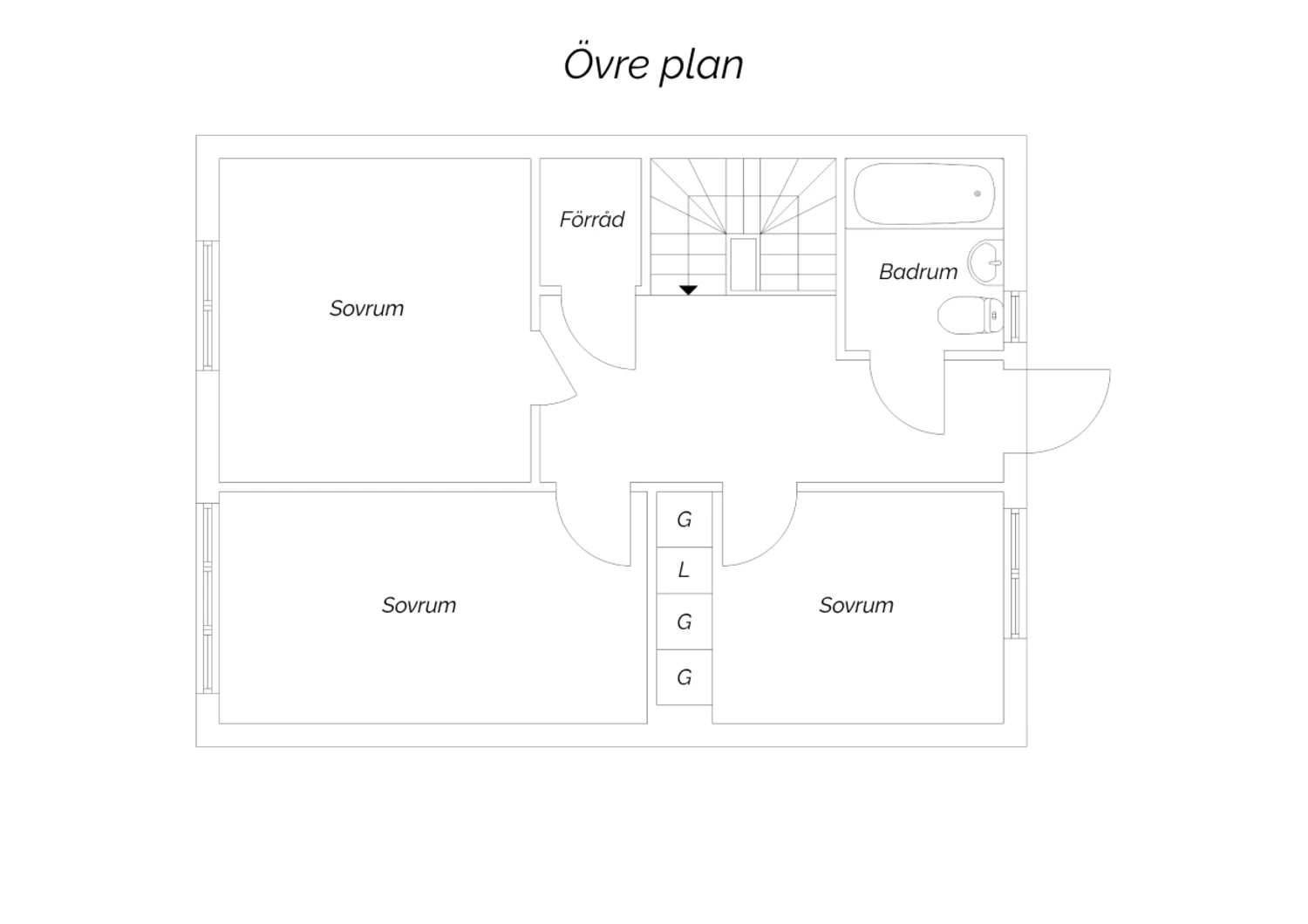 Övre plan