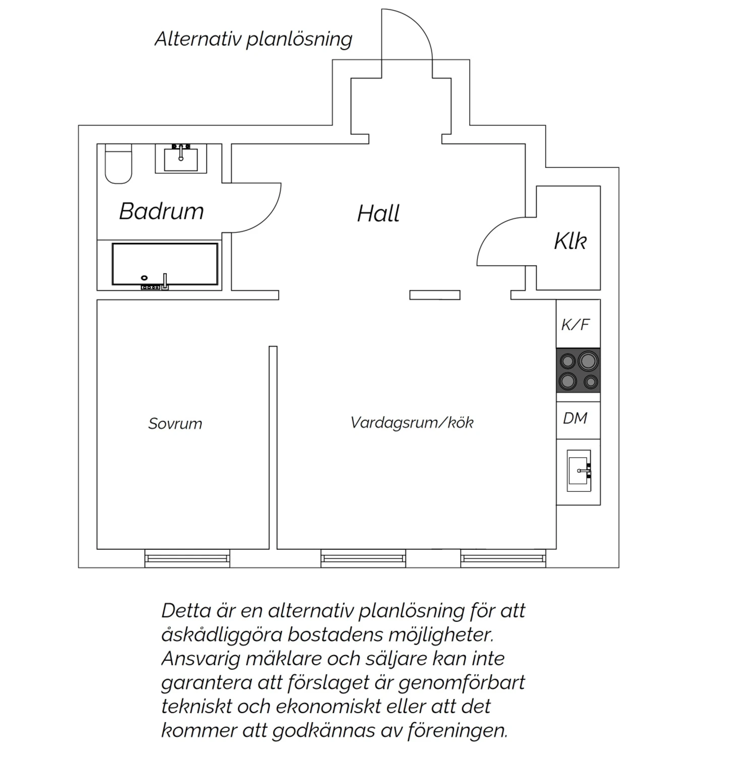 Alternativ planlösning