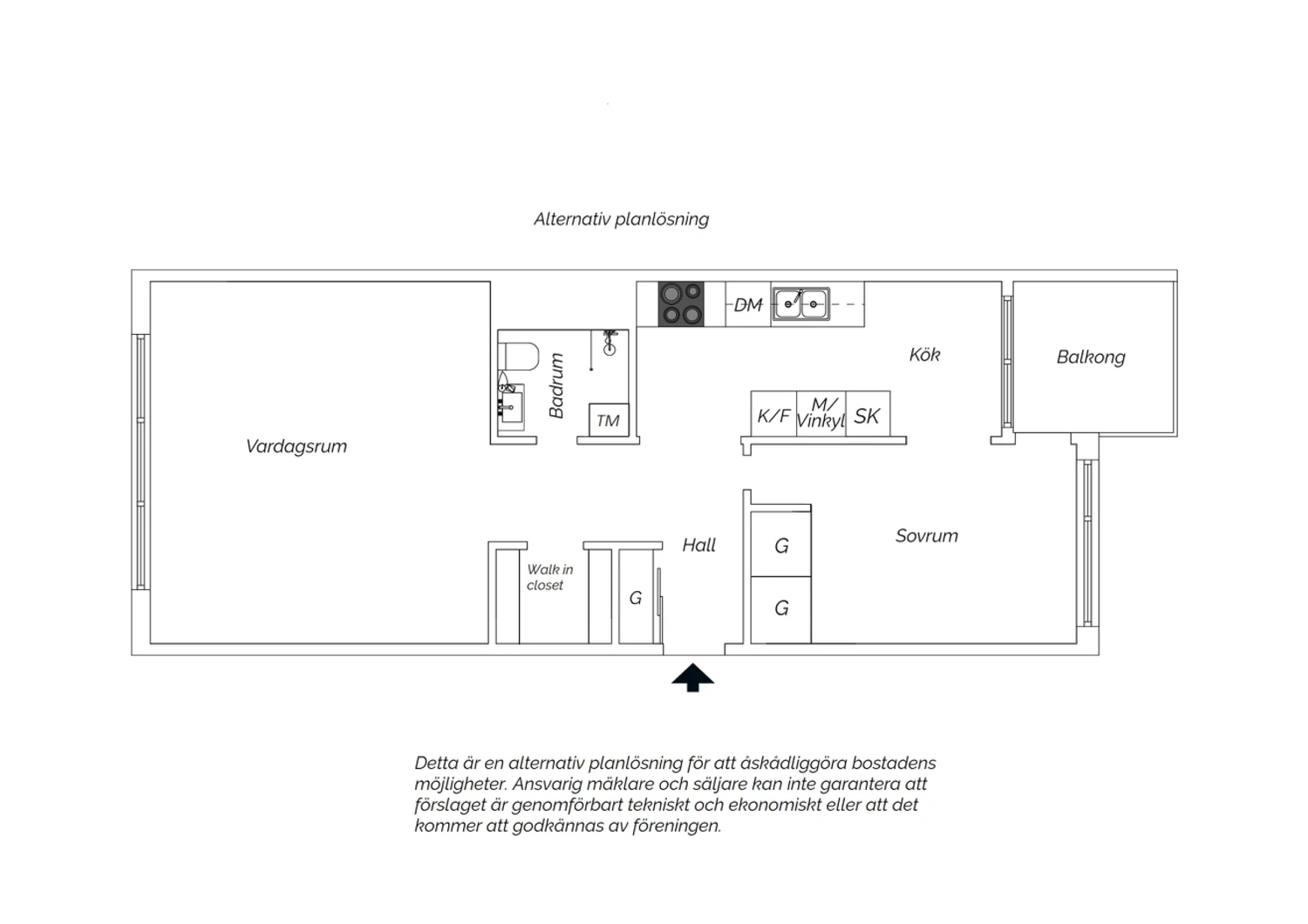 Alternativ planlösning