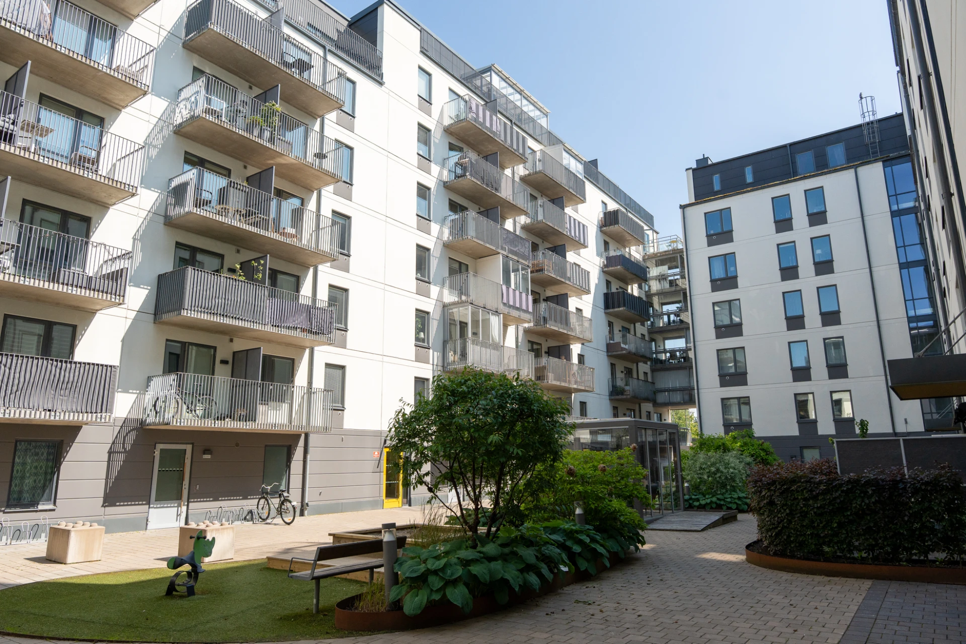 Föreningens mysiga innergård