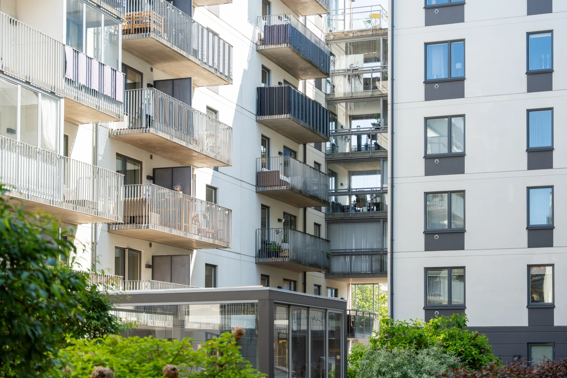 Föreningens mysiga innergård