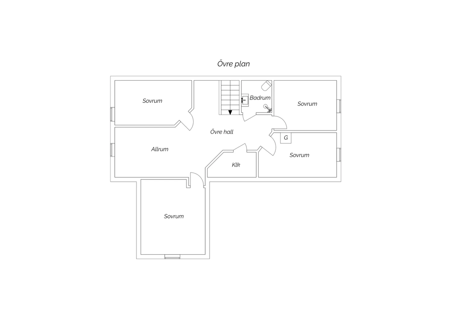 Övre plan