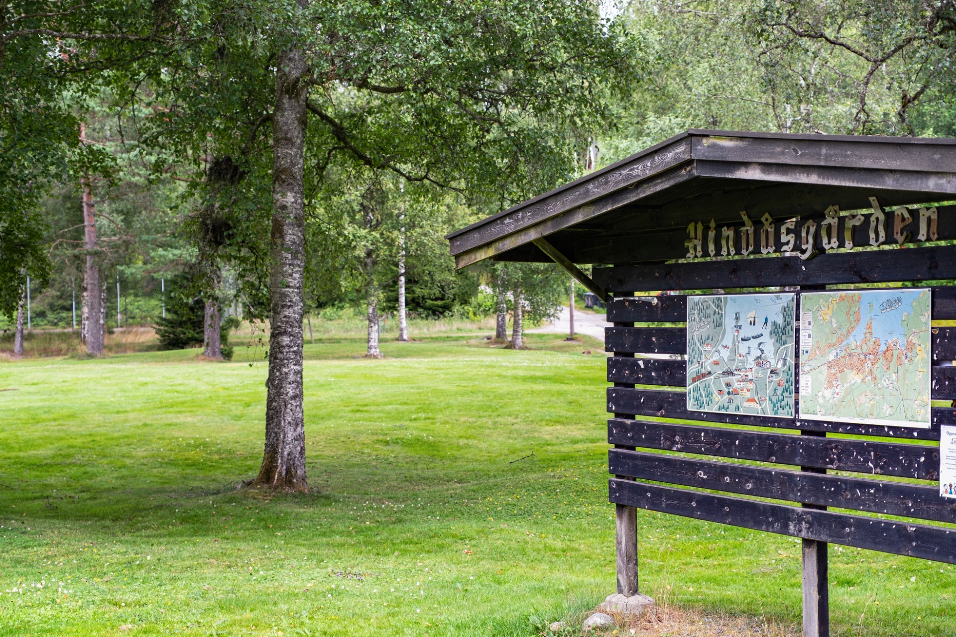 I Hindås finns vackra motionsspår.