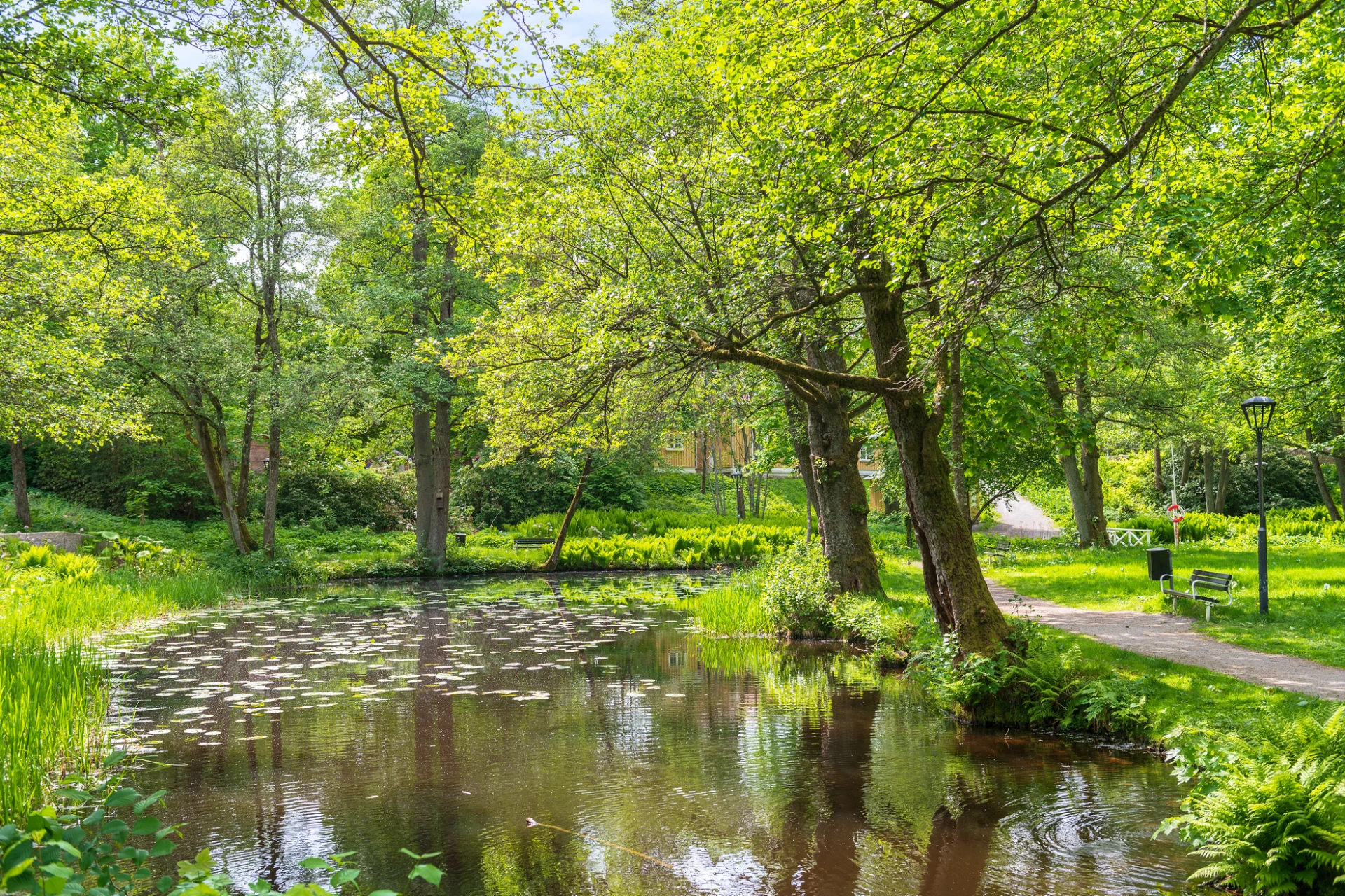 Brunnsparken - en oas mitt i stan