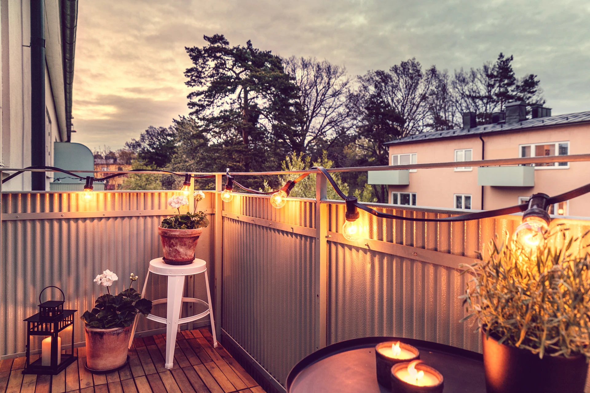 Högst upp i huset