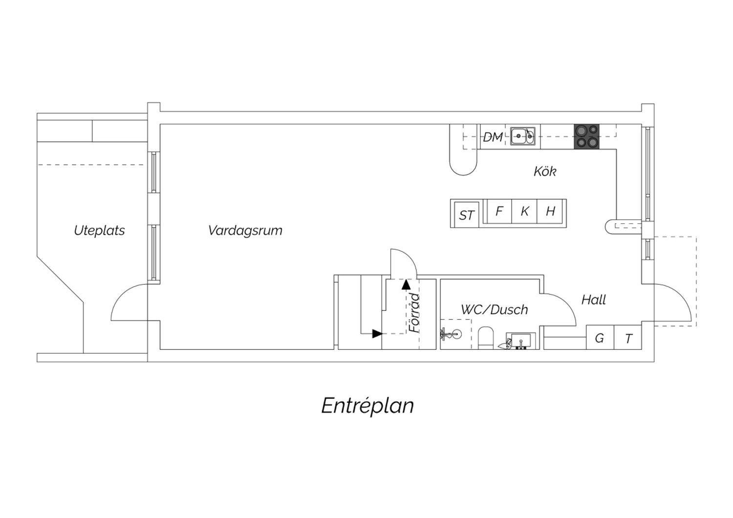 Planritning entréplan