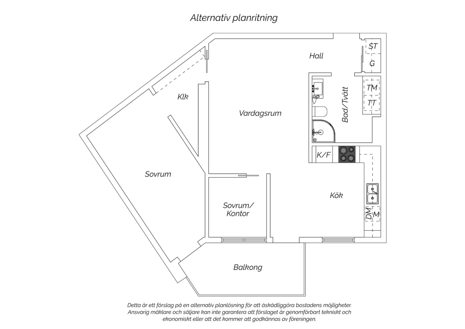Alternativ Planritning