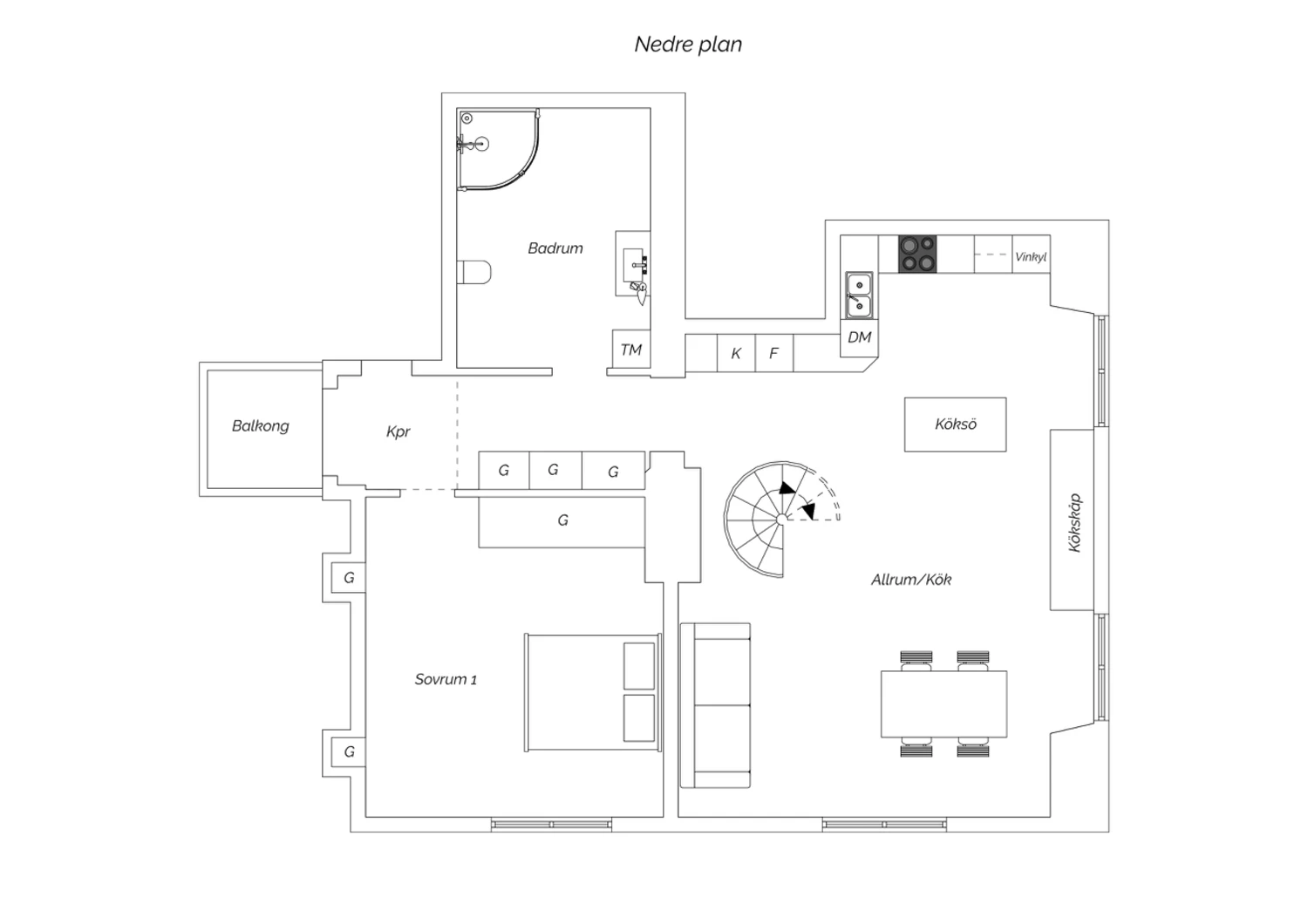 Nedre plan