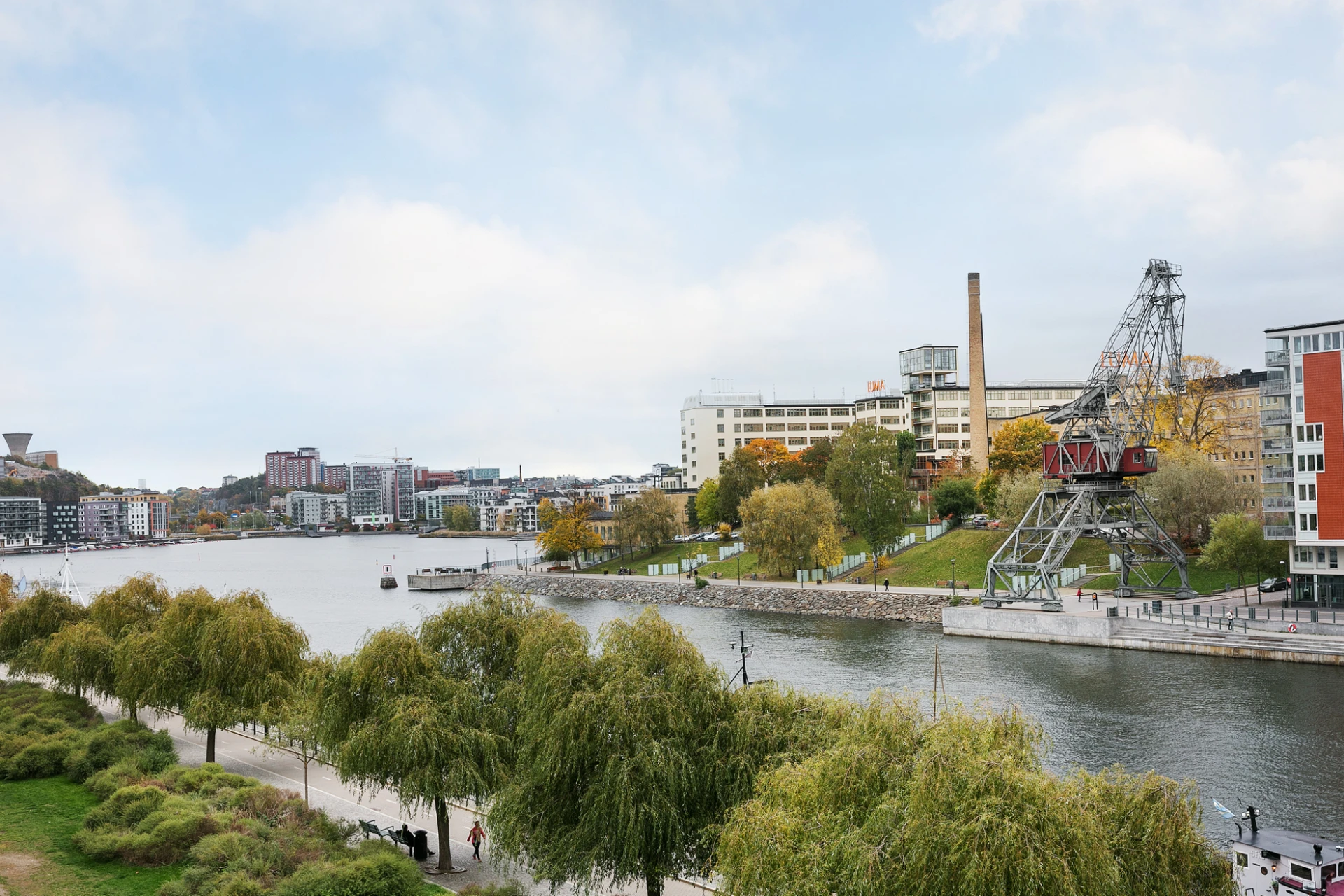 Utsikt mot Hammarby Sjöstad