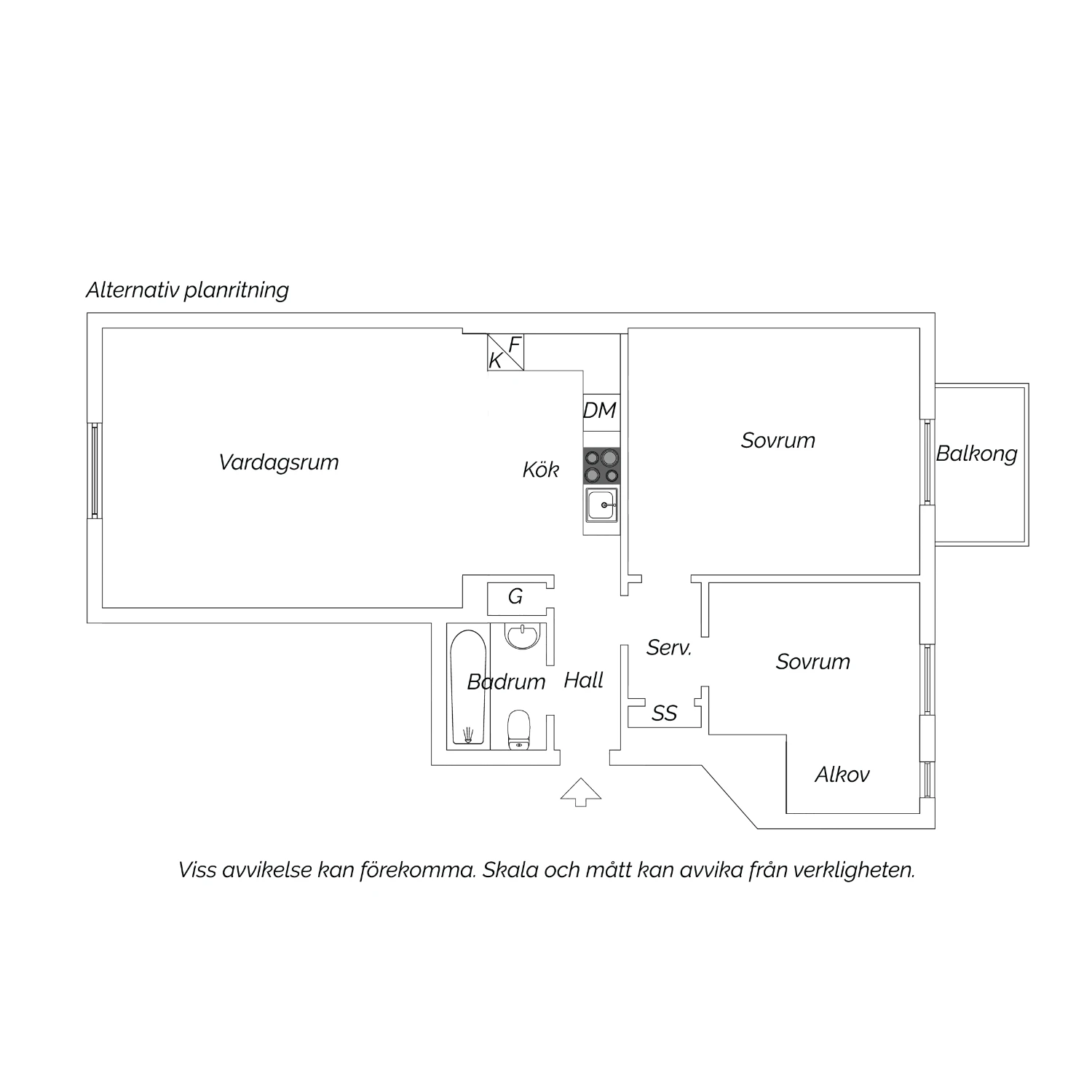 Alternativ planritning