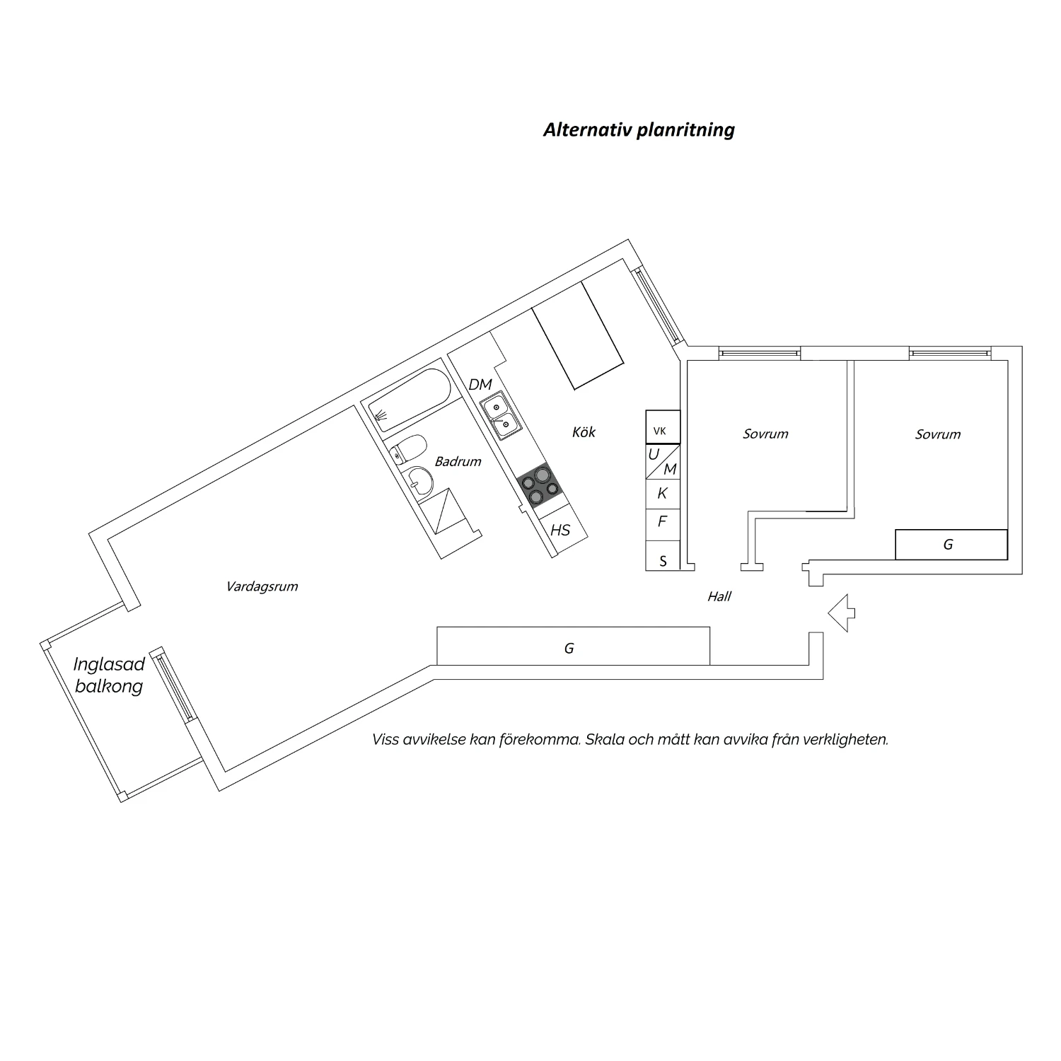 Alternativ planritning