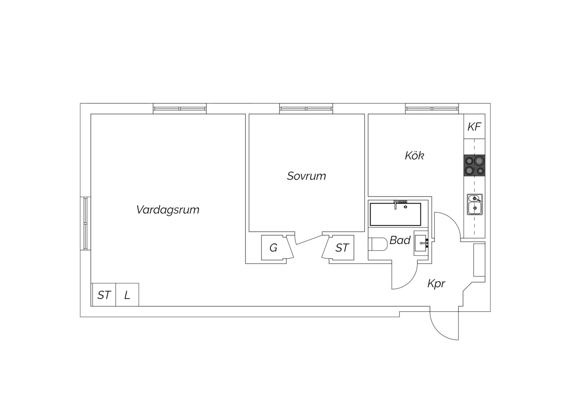 2 rok 51 kvm - Plan 1