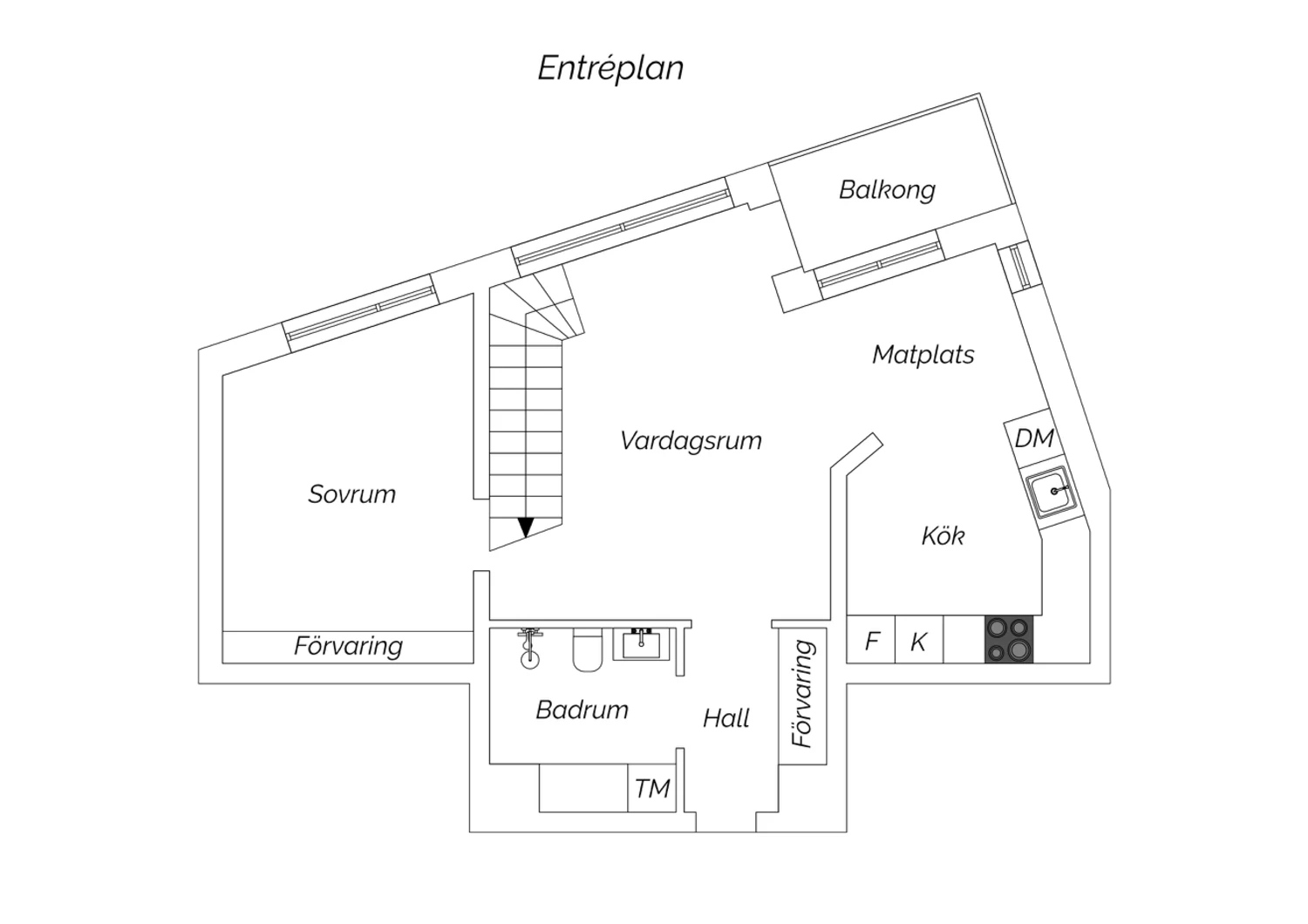 Planritning entréplan