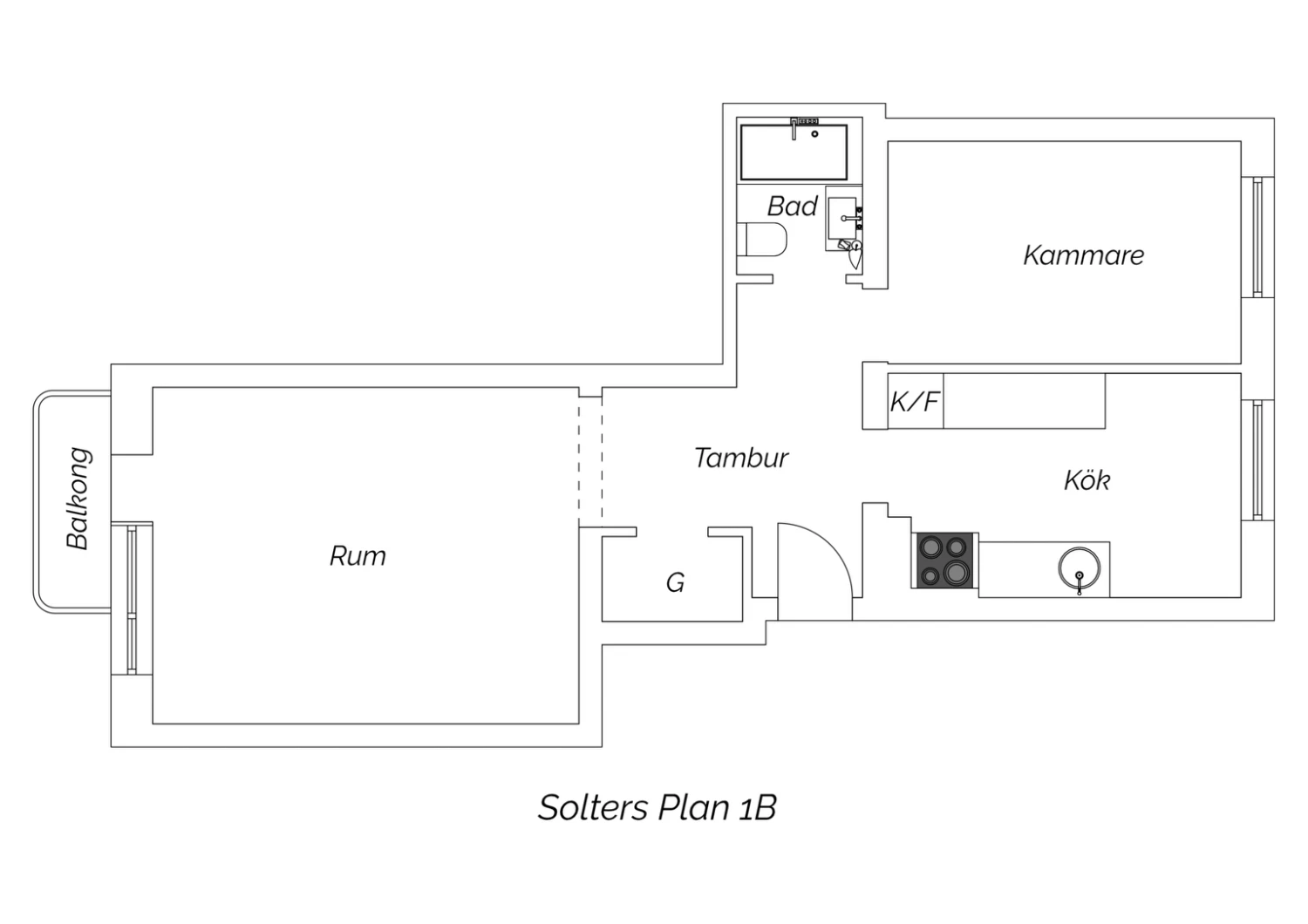 Planskiss solter