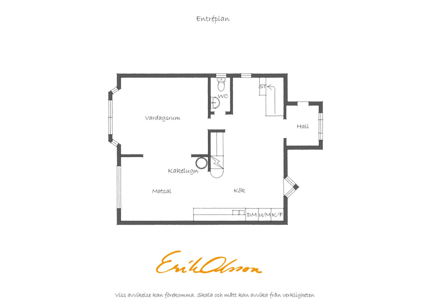 Grimmeredsvägen 115B Entréplan