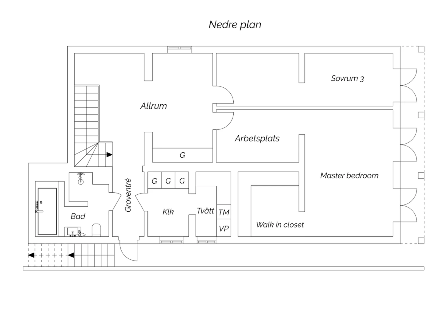Nedre plan