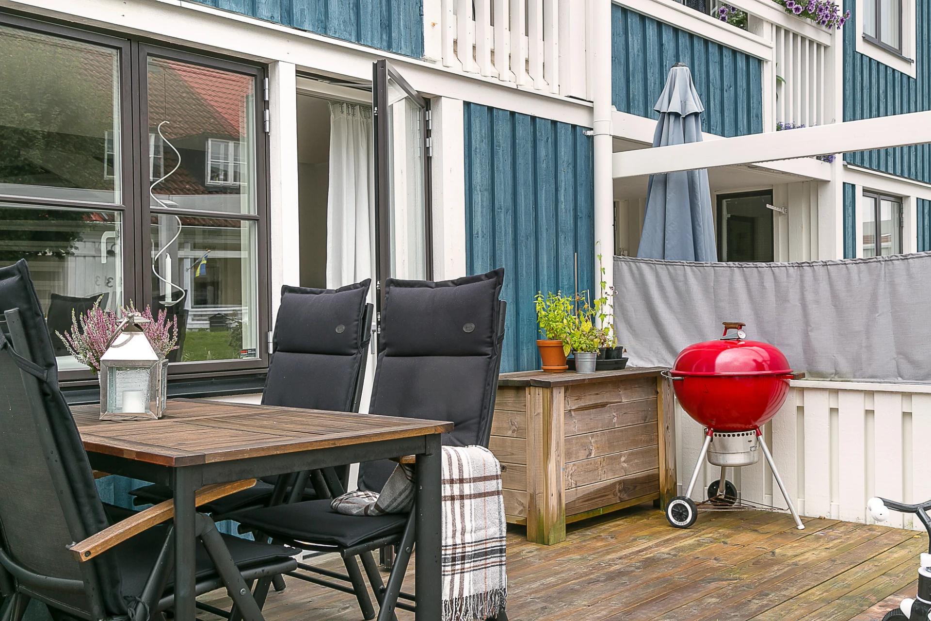 Härlig uteplats med soligt västerläge