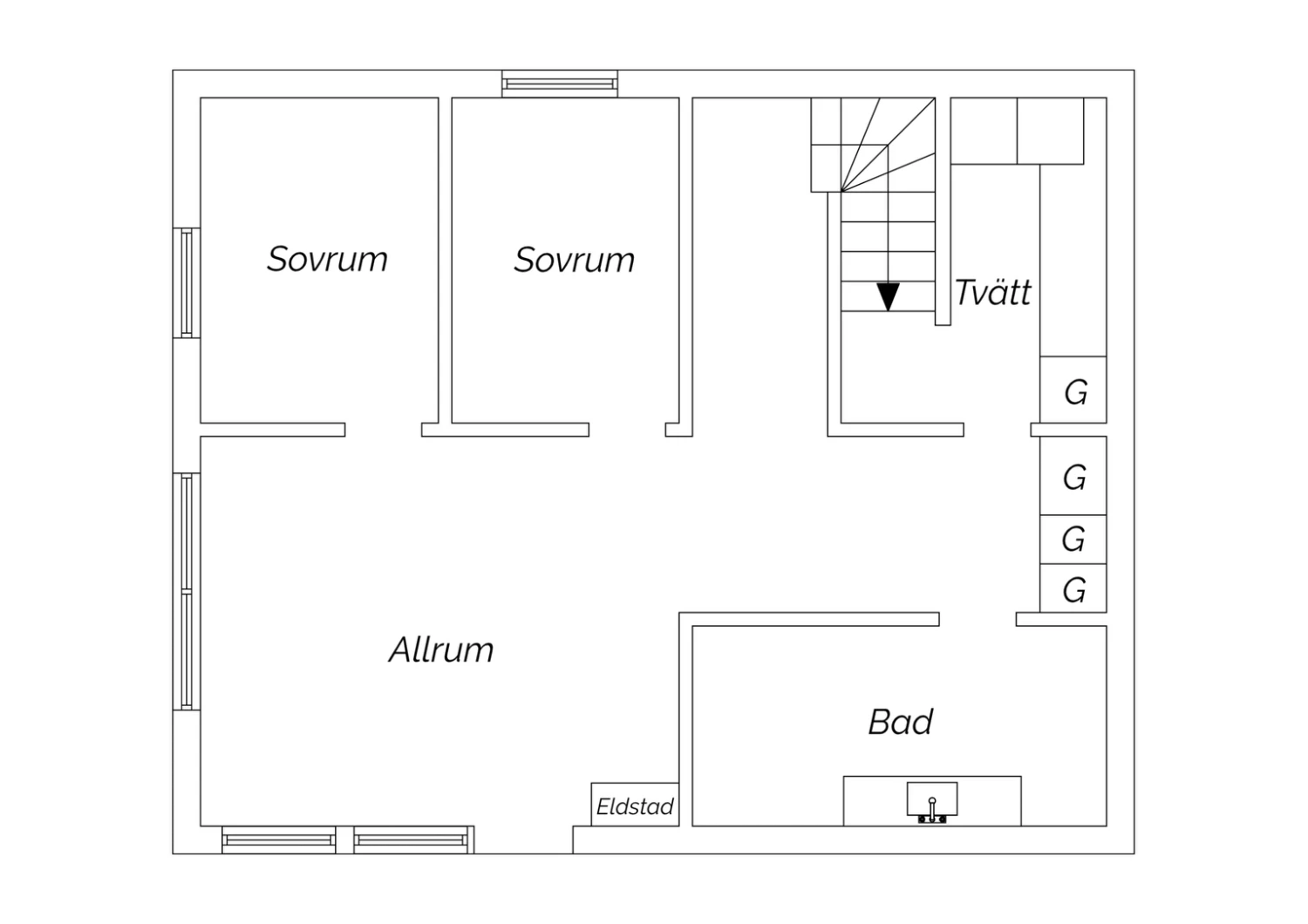 Suterrängplan