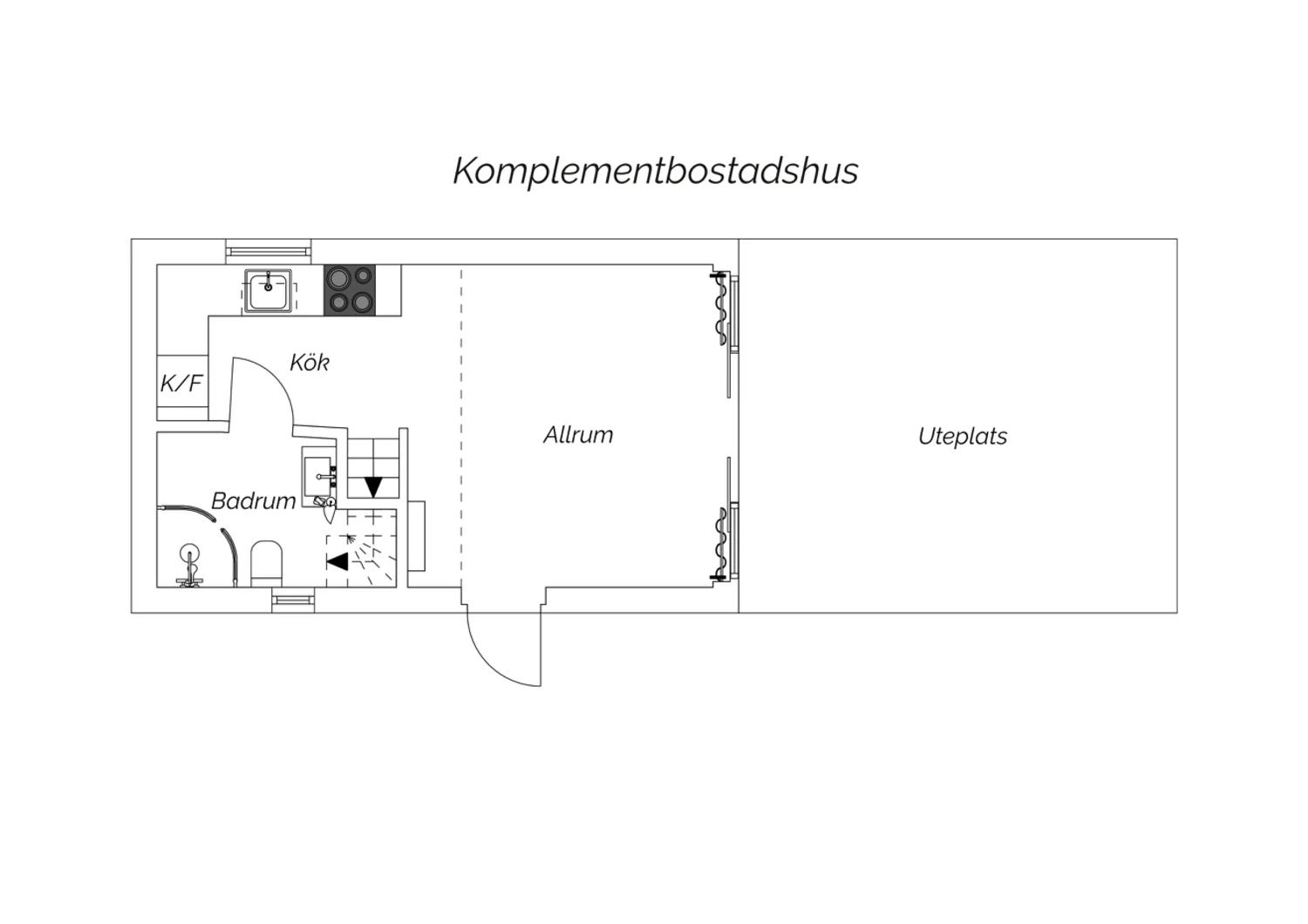 Ritningar på kommande komplementbostadshus