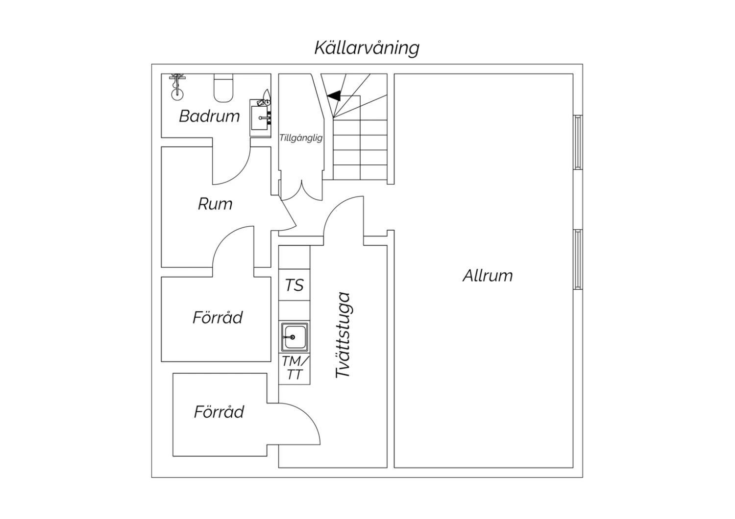 Källarplan