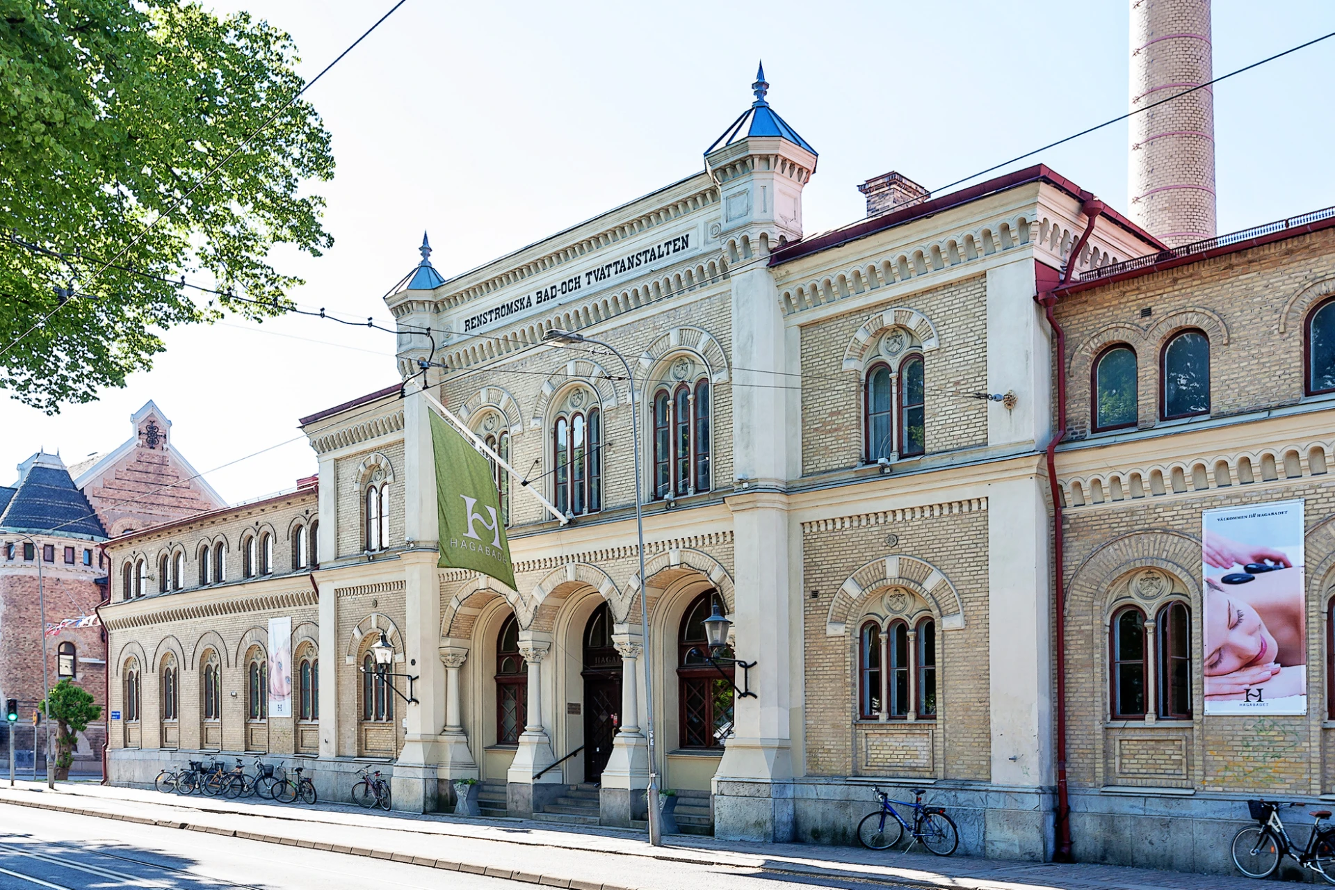 Hagabadet med träningsklubb, spa, yogastudio och bad