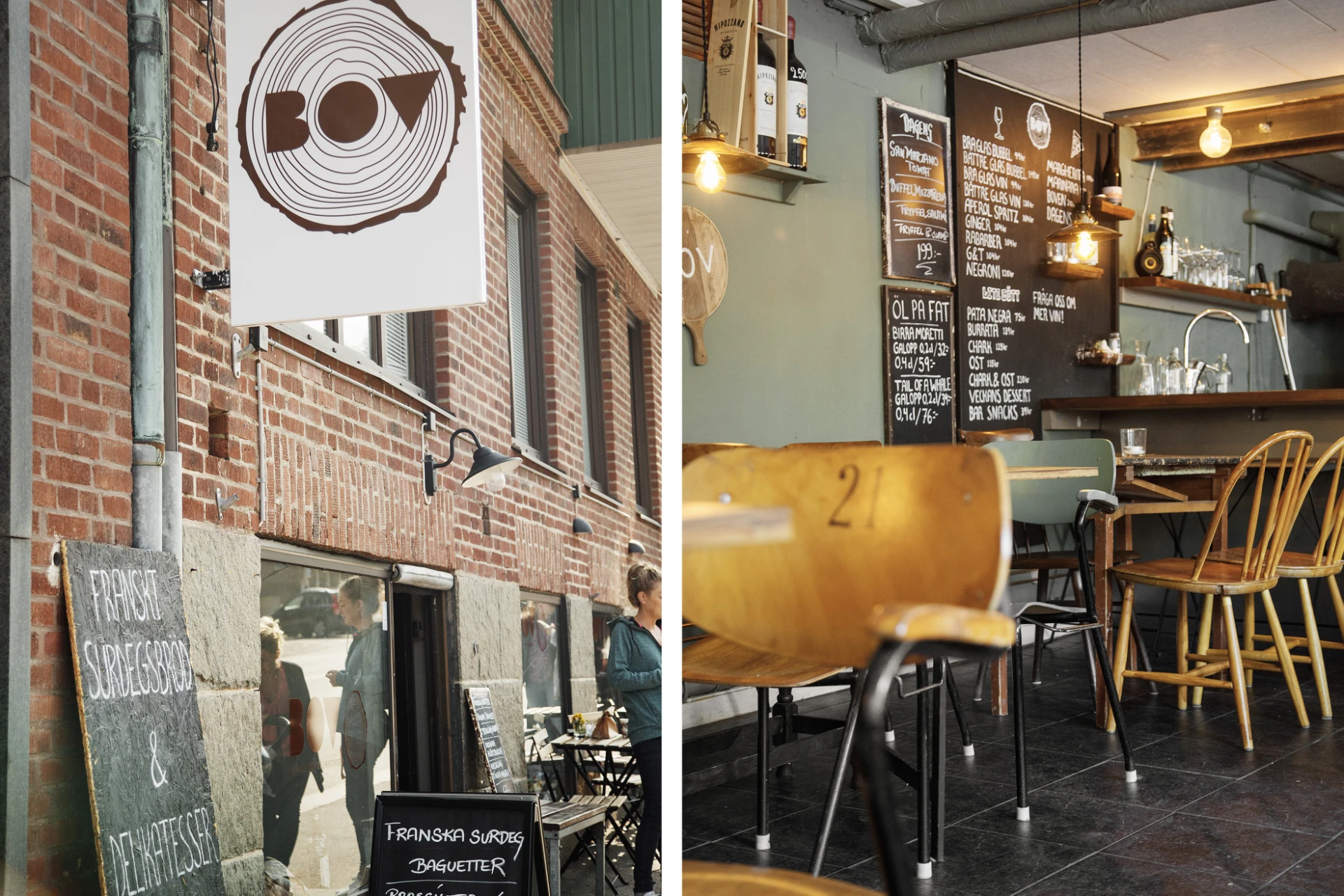 Restaurang BOV på Gibraltargatan