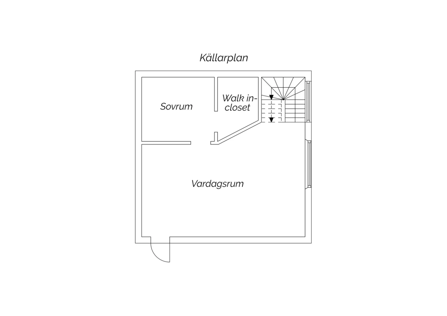 Planlösning källarplan