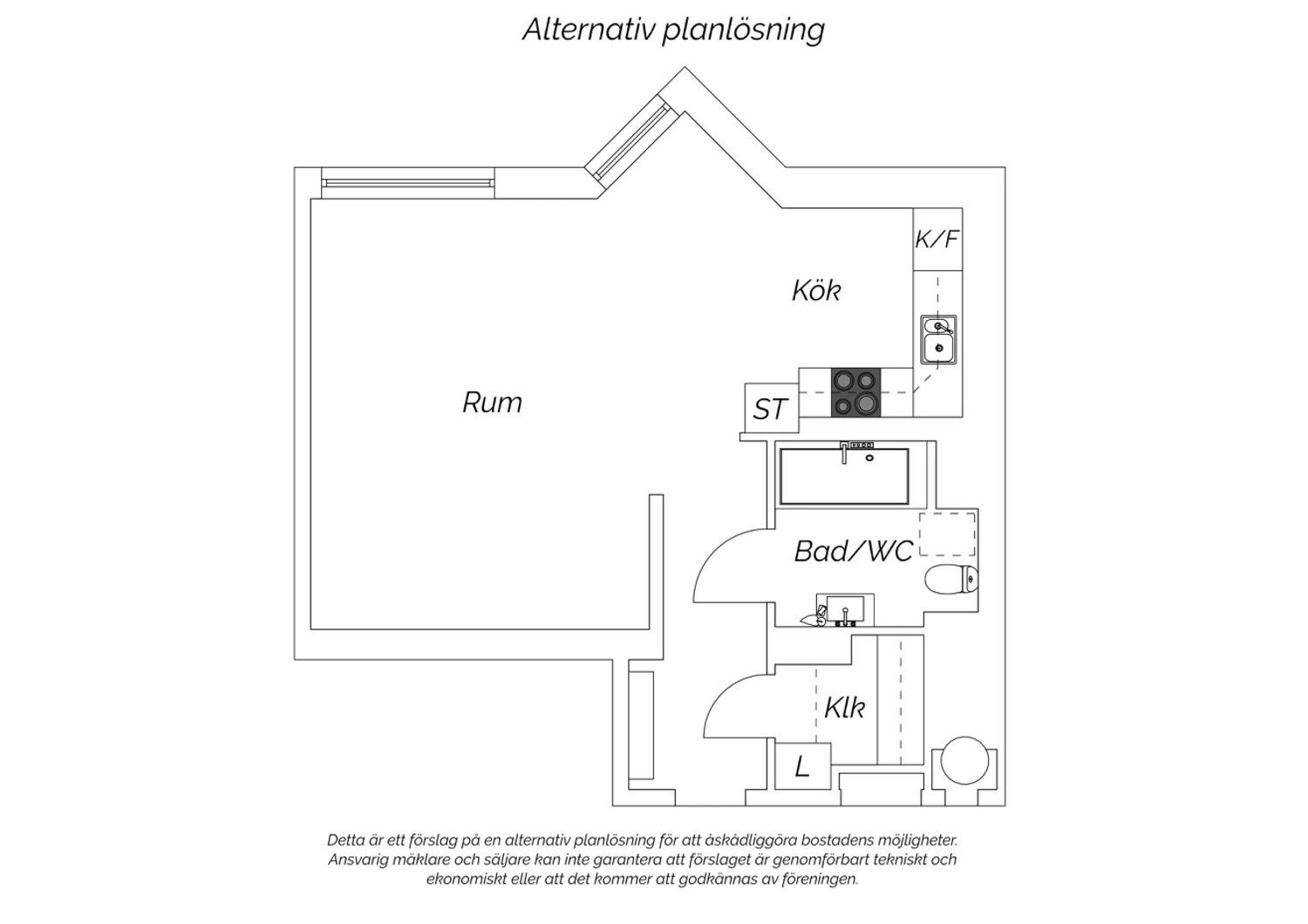 Alternativ planlösning