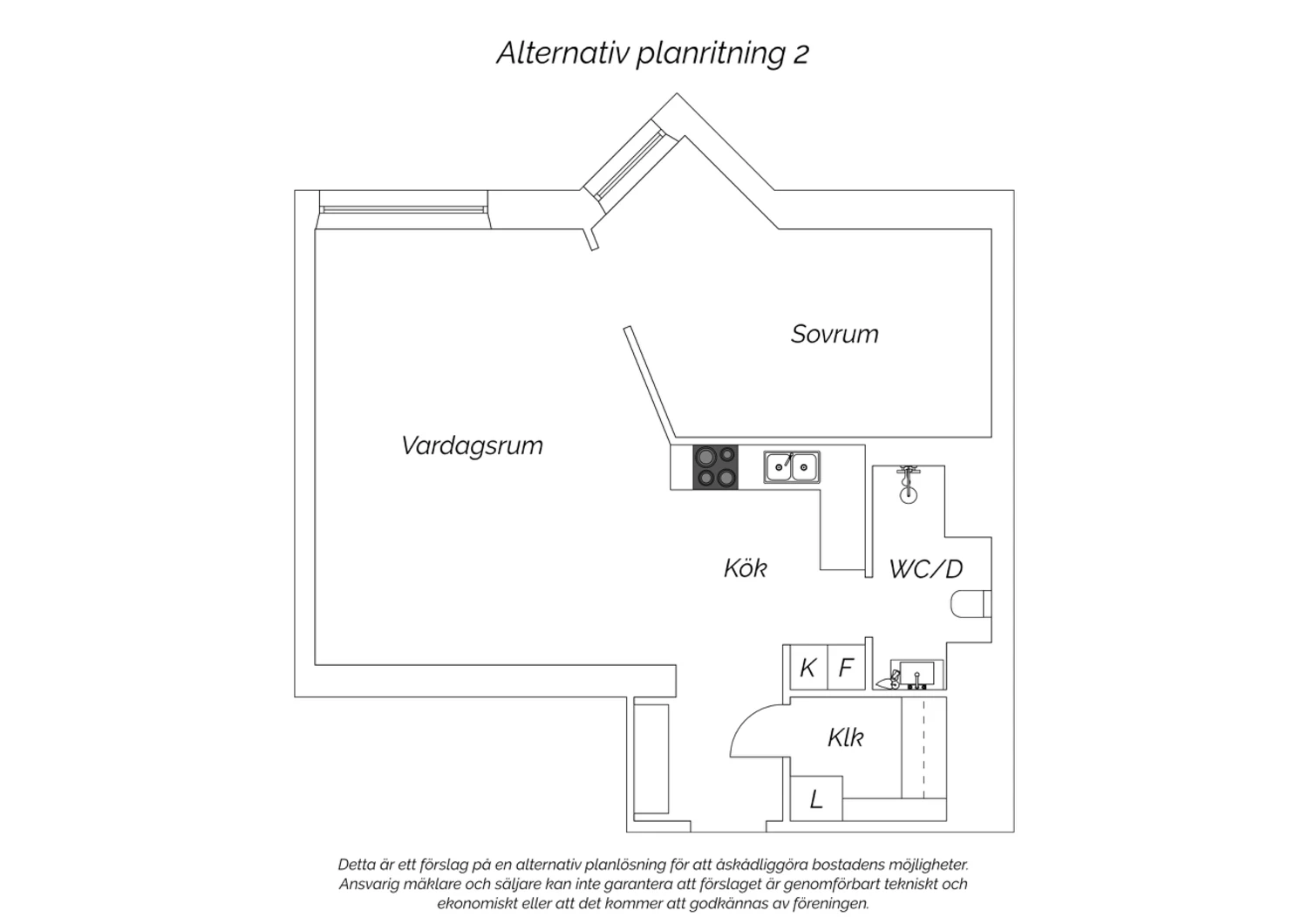 Alternativ planlösning 2