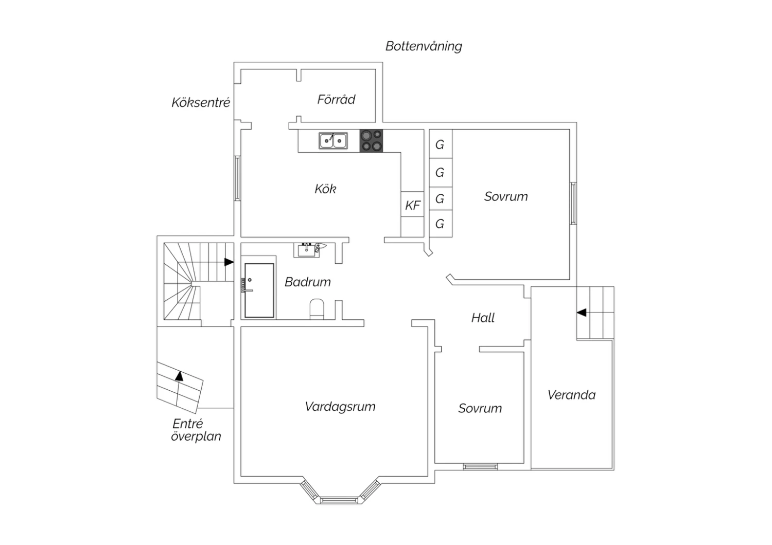 Planskiss Entréplan