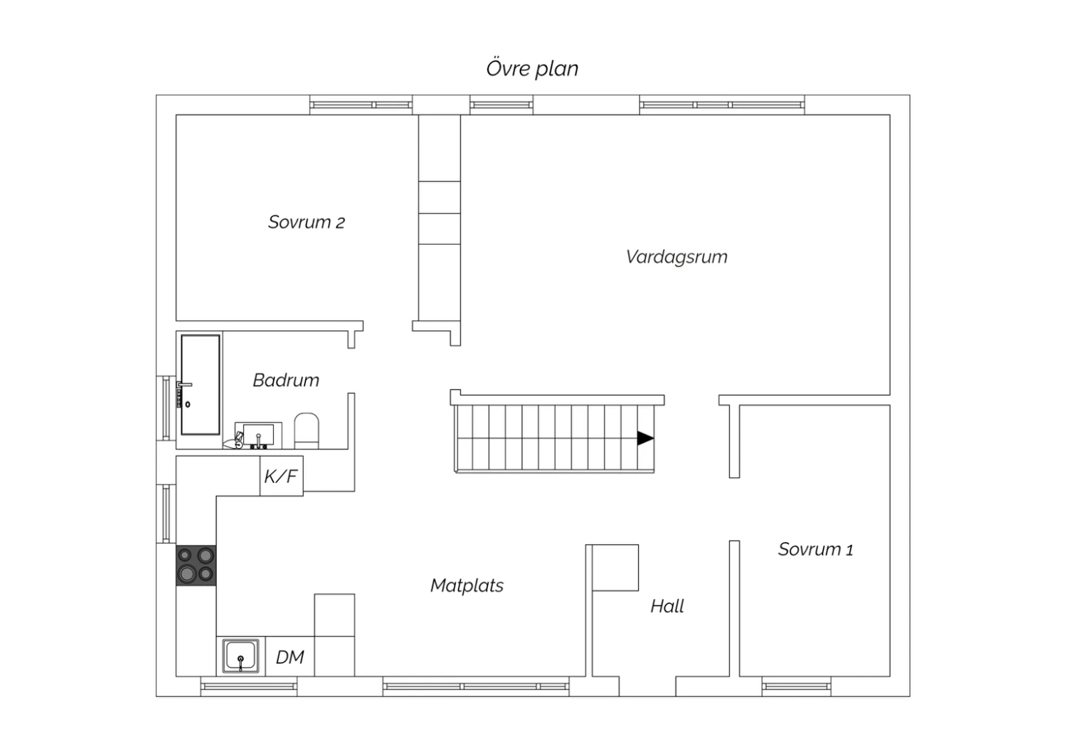 Övre plan