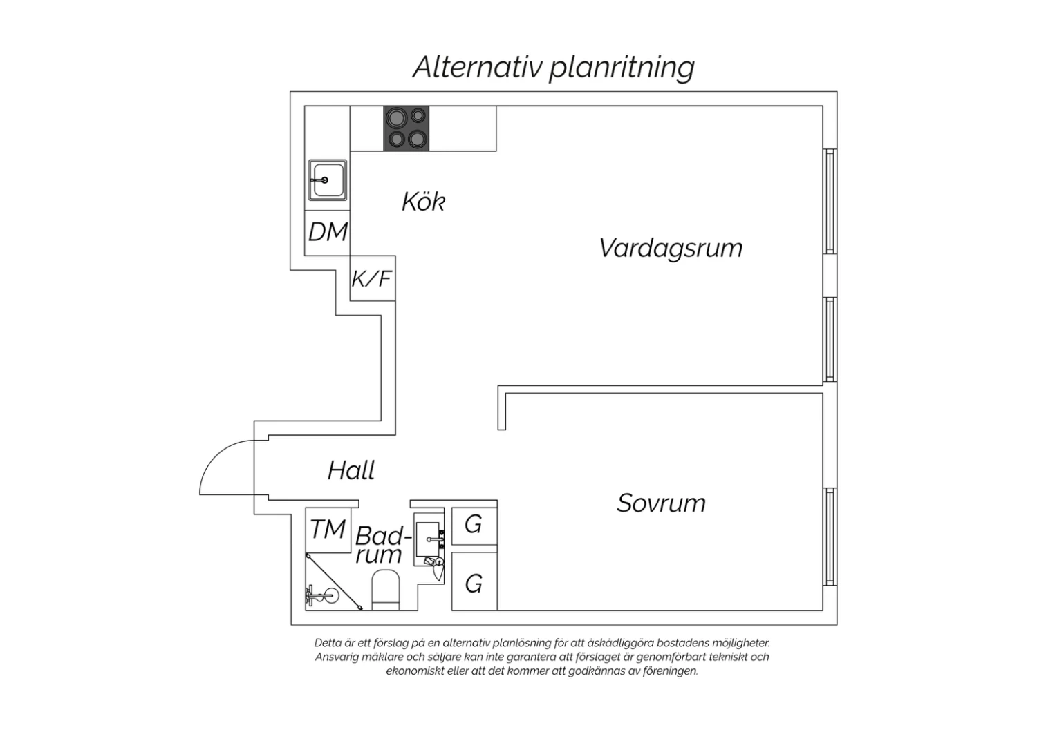 Alternativ Planritning