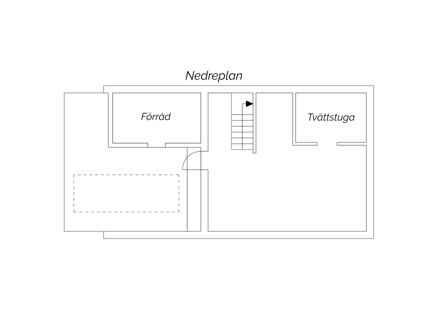 Planritning nedreplan