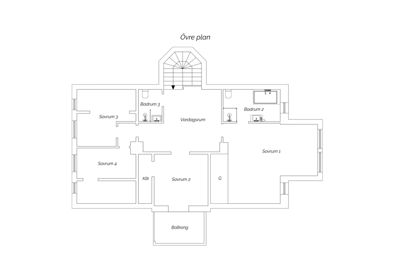 Övre plan
