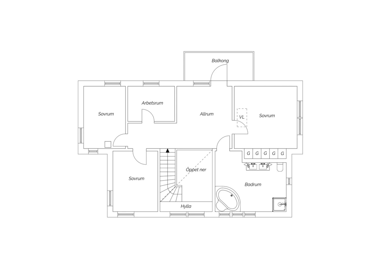 Övre plan