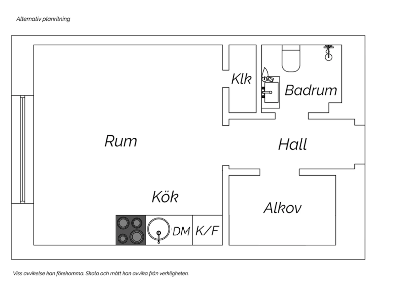 Alternativ planritning